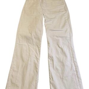 Risen White Wide Leg Jeans Size S Waist 27
